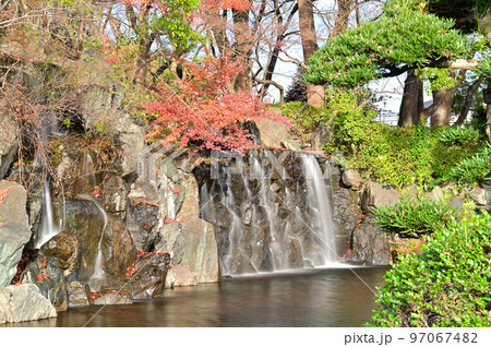 上尾丸山公園の風景　埼玉県上尾市　 97067482