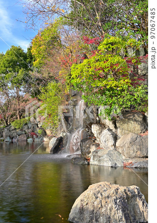 上尾丸山公園の風景　埼玉県上尾市　 97067485