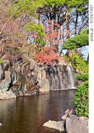 上尾丸山公園の風景　埼玉県上尾市　 97067487