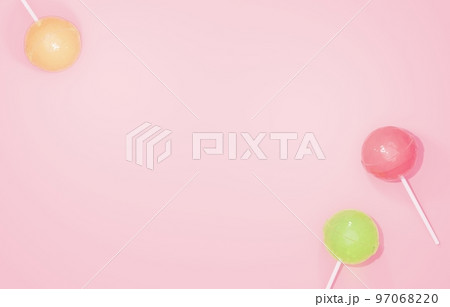 3D素材_ペロペロキャンディー 3D素材_ペロペロキャンディー 97068220