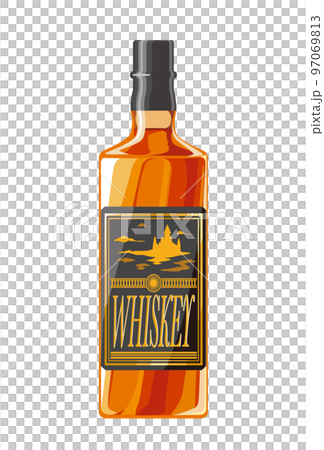 Whiskey illustration 97069813