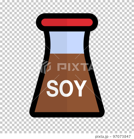 醤油アイコン。調味料。ベクター。 97073847