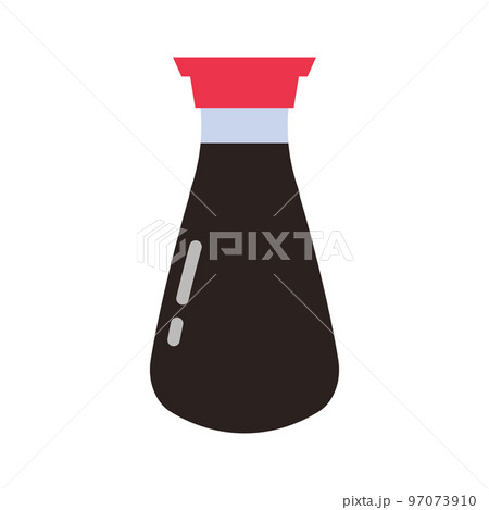 しょうゆのアイコン。アジアの調味料。ベクター。 97073910