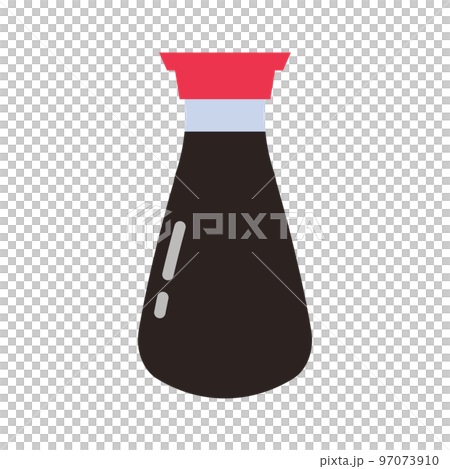 しょうゆのアイコン。アジアの調味料。ベクター。 97073910