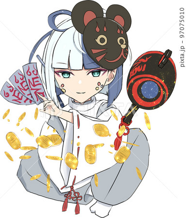 福物干支シリーズイラスト・子年(男の子) 福物干支シリーズイラスト・子年(男の子) 97075010