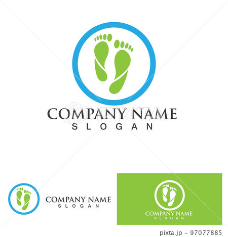 foot Logo Template vector icon foot Logo Template vector icon 97077885