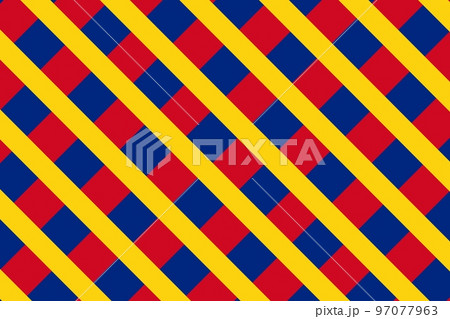 Geometric pattern in the colors of the national flag of Romania. The colors of Romania. Geometric pattern in the colors of the national flag of Romania. The colors of Romania. 97077963