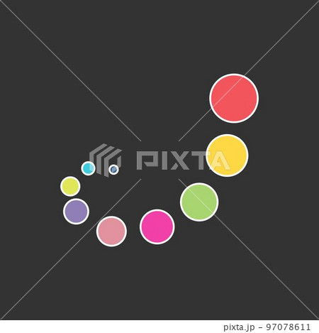 colorful grain icon 97078611