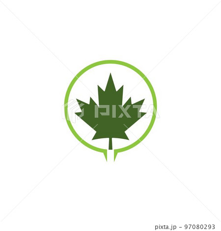 green leaf icon green leaf icon 97080293