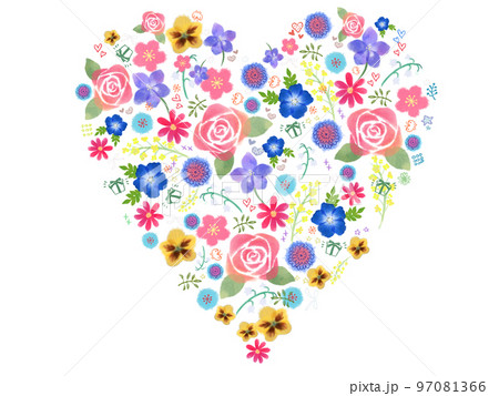 花のハート 花のハート 97081366
