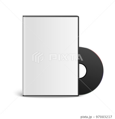 Vector 3d Realistic Black CD, DVD with Plastic Cover, Envelope, Case Isolated. CD Box, Packaging Design Template for Mockup. Compact Disk Icon, Front View Vector 3d Realistic Black CD, DVD with Plastic Cover, Envelope, Case Isolated. CD Box, Packaging Design Template for Mockup. Compact Disk Icon, Front View 97083217