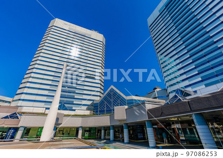 千葉県千葉市　美浜区　幕張新都心の都市風景 97086253