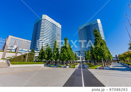千葉県千葉市 美浜区 幕張新都心の都市風景 千葉県千葉市 美浜区 幕張新都心の都市風景 97086263