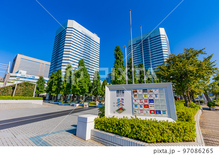 千葉県千葉市 美浜区 幕張新都心の都市風景 千葉県千葉市 美浜区 幕張新都心の都市風景 97086265