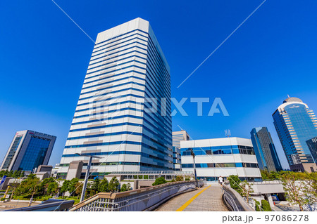 千葉県千葉市　美浜区　幕張新都心の都市風景 97086278