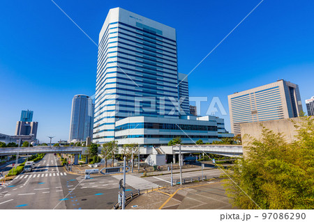 千葉県千葉市　美浜区　幕張新都心の都市風景 97086290