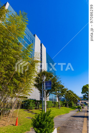 千葉県千葉市　美浜区　幕張新都心の都市風景 97086299