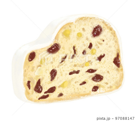 シュトレン（シュトーレン）のイラスト（手描き） 97088147