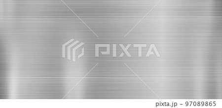 Silver texture, aluminum web background template - Vector 97089865