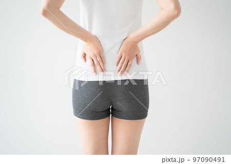 女性　腰回り　イメージ 97090491