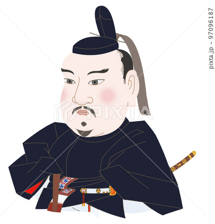 徳川家光　肖像画　デフォルメ 97096187