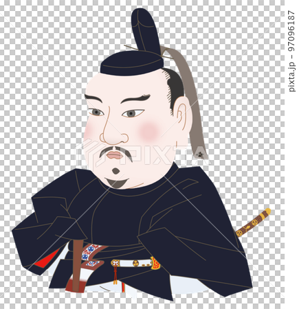 徳川家光　肖像画　デフォルメ 97096187