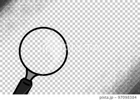 Modern simple magnifying glass 97098384