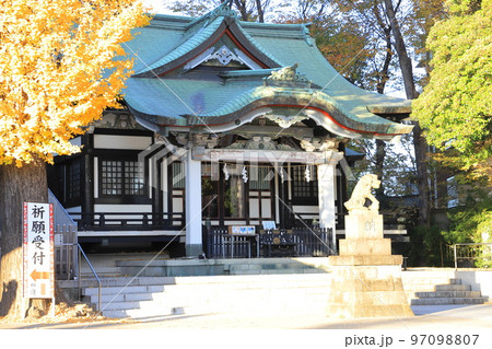 秋の亀有香取神社　東京都葛飾区亀有 97098807