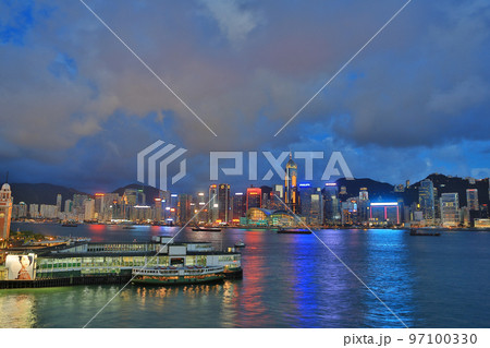 Star Ferry terminal in Tsim Sha Tsui waterfront 1 July 2012 Star Ferry terminal in Tsim Sha Tsui waterfront 1 July 2012 97100330