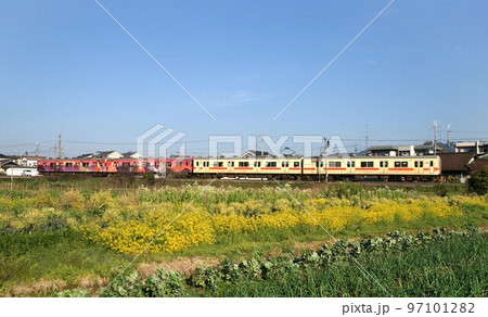 JR和歌山線105系の連結 紀の川市にて撮影 JR和歌山線105系の連結 紀の川市にて撮影 97101282