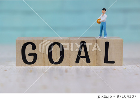 文字ブロック　GOAL 97104307