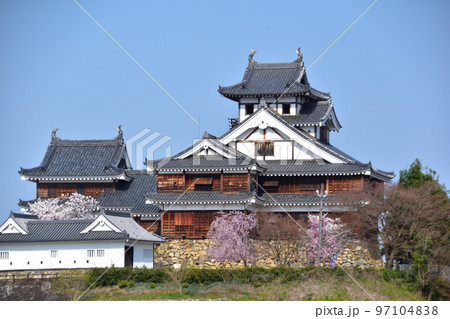 桜景　福知山城 97104838