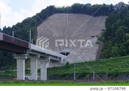 北陸新幹線 延伸工事 脇本トンネル 南越前町 2022年7月 北陸新幹線 延伸工事 脇本トンネル 南越前町 2022年7月 97106796