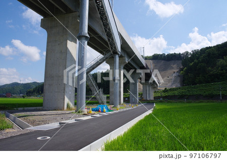 北陸新幹線 延伸工事 脇本トンネル 南越前町 2022年7月 北陸新幹線 延伸工事 脇本トンネル 南越前町 2022年7月 97106797