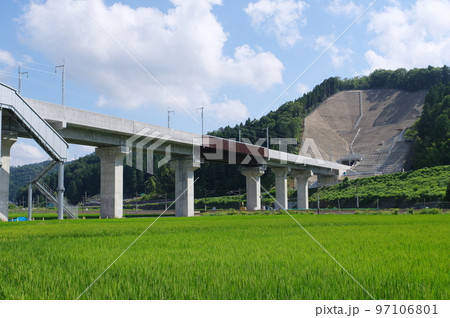 北陸新幹線 延伸工事　脇本トンネル　南越前町　2022年7月 97106801