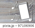 Music Streaming Concept Background 97106906