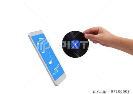 Music Streaming Concept Background 97106908