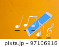 Music Streaming Concept Background 97106916
