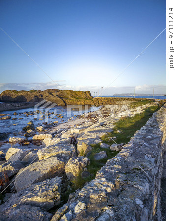 Ballintoy Harbour near Giants Causeway, County. Antrim, Northern Ireland - UK 97111214