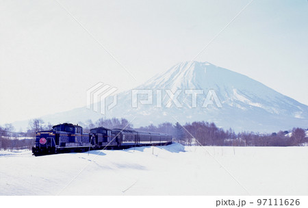 函館本線 倶知安-小沢 JR北海道 DD51-1068+24系 トワイライトエクスプレス 山線迂回 函館本線 倶知安-小沢 JR北海道 DD51-1068+24系 トワイライトエクスプレス 山線迂回 97111626