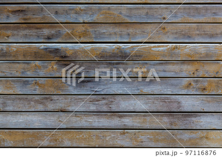 Texture of the wall with wooden planks 97116876