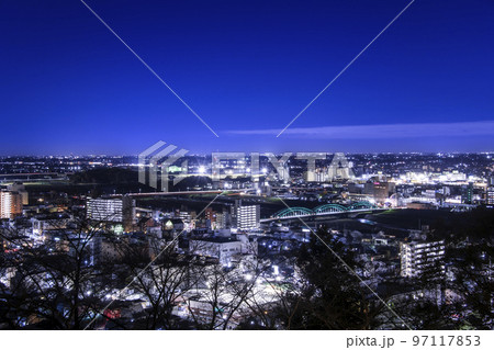 足利市織姫公園の夜景 足利市織姫公園の夜景 97117853