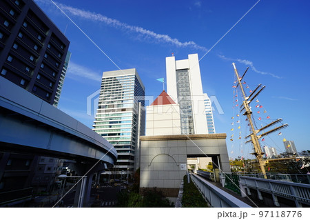 新交通ゆりかもめ　竹芝駅周辺の風景 97118776