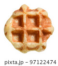 Waffles isolated on white background 97122474