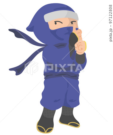 印を結ぶ忍者 97122808