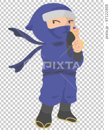 印を結ぶ忍者 97122808