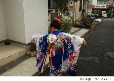 孫の七五三の七歳の祝い 孫の七五三の七歳の祝い 97123311