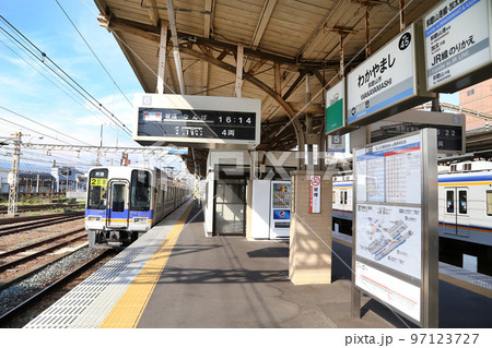 南海和歌山市駅6番線ホーム　和歌山市 97123727