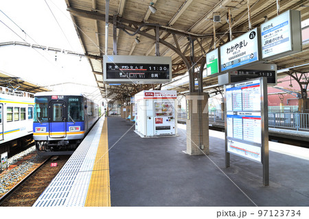 南海和歌山市駅4番線ホーム　和歌山市 97123734