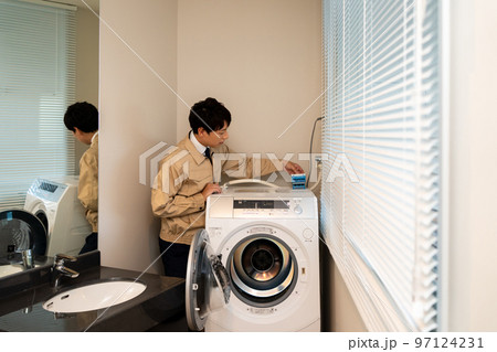 洗濯機と業者 97124231